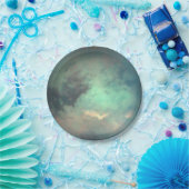Planet Saturn's Moon Titan Papieren Bordje (Feest)