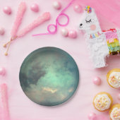 Planet Saturn's Moon Titan Papieren Bordje (Feest)