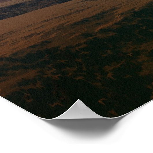 Planet scape - kunstdrukkunst in de ruimte poster (Hoek)