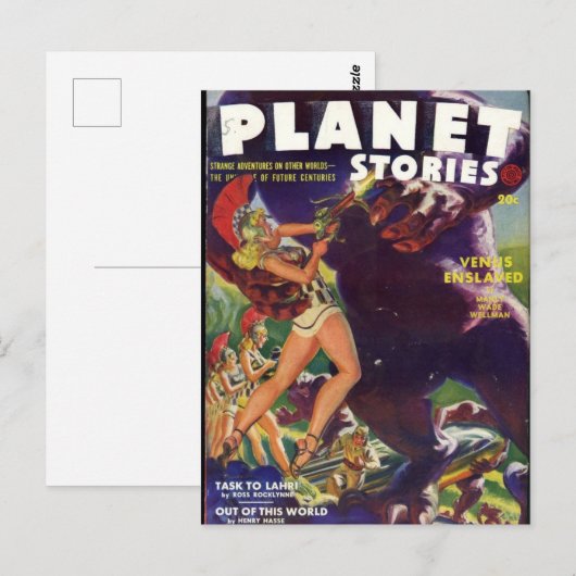 Planet Science Briefkaart (Voorkant / Achterkant)