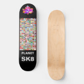 PLANET SK8 PERSOONLIJK SKATEBOARD (Voorkant)