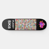 PLANET SK8 PERSOONLIJK SKATEBOARD (Horizontaal)