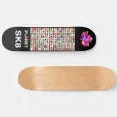 PLANET SK8 PERSOONLIJK SKATEBOARD (Horizontaal)