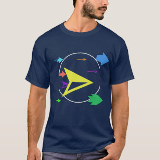 Planet space objects t-shirt
