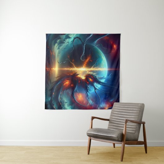 Planet-Splitting Alien Plant Wandkleed (In Situ (horizontaal))