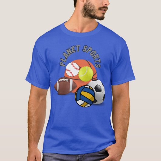 PLANET SPORTSshirt retro T-shirt (Voorkant)