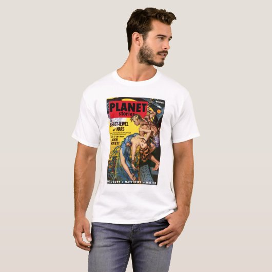 Planet Stories (december 1948) T-shirt (Voorkant volledig)