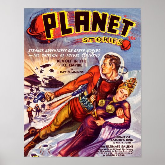 Planet Stories Herfst 1940 Poster (Voorkant)