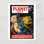 Planet Stories (juli 1952) Briefkaart<br><div class="desc">Het Man Die de Sterren Stakte; Meester van de Maanhond</div>