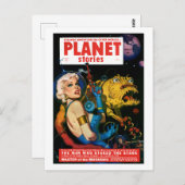 Planet Stories (juli 1952) Briefkaart (Voorkant / Achterkant)