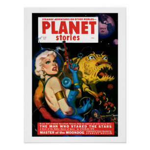 Planet Stories (juli 1952) Perfect Poster