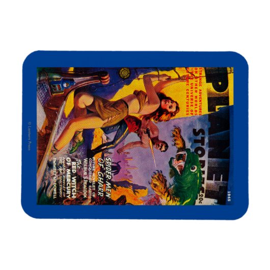 Planet Stories Magazine Cover 5 Magneet (Horizontaal)