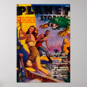 Planet Stories Magazine Cover 5 Poster (Voorkant)
