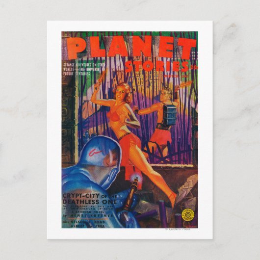 Planet Stories Magazine Hoesje 3 Briefkaart (Voorkant)