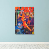 Planet Stories Magazine Hoesje 3 Canvas Afdruk (Insitu (Houten vloer))