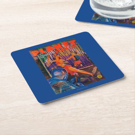 Planet Stories Magazine Hoesje 3 Kartonnen Onderzetters (Schuin)