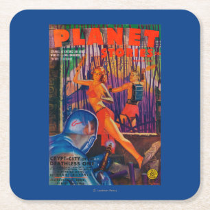 Planet Stories Magazine Hoesje 3 Kartonnen Onderzetters