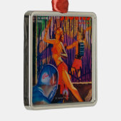 Planet Stories Magazine Hoesje 3 Metalen Ornament (Rechts)