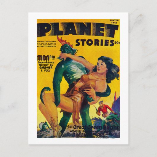 Planet Stories Magazine Hoesje 4 Briefkaart (Voorkant)