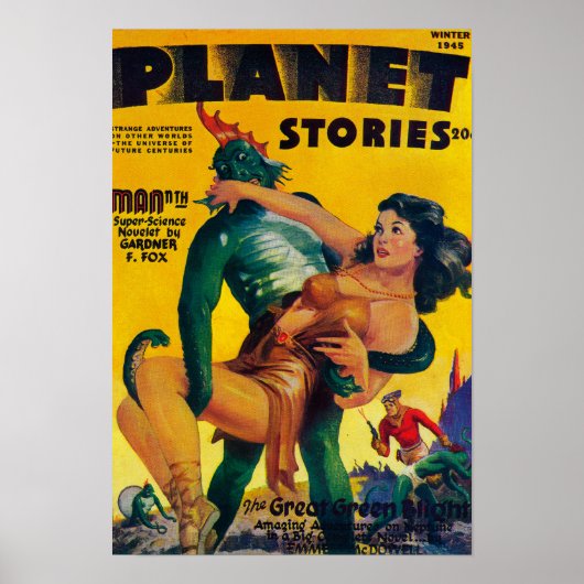 Planet Stories Magazine Hoesje 4 Poster (Voorkant)