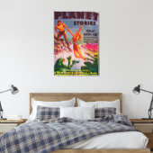 Planet Stories Magazine Hoesje 7 Canvas Afdruk (Insitu (Slaapkamer))