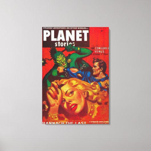 Planet Stories Magazine Hoesje 8 Canvas Afdruk (Voorkant)