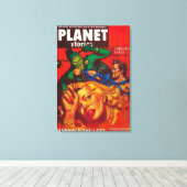 Planet Stories Magazine Hoesje 8 Canvas Afdruk (Insitu (Houten vloer))