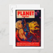 Planet Stories Magazine Hoesje Briefkaart (Voorkant / Achterkant)