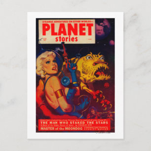 Planet Stories Magazine Hoesje Briefkaart