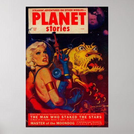 Planet Stories Magazine Hoesje Poster (Voorkant)