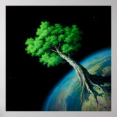 Planet Tree - Fantasy Art Design Poster (Voorkant)