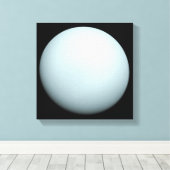 Planet Uranus Canvas Afdruk (Insitu (Houten vloer))