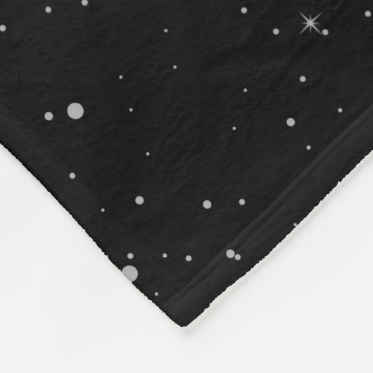 Planet Uranus en sterren Fleece Deken (Hoek)