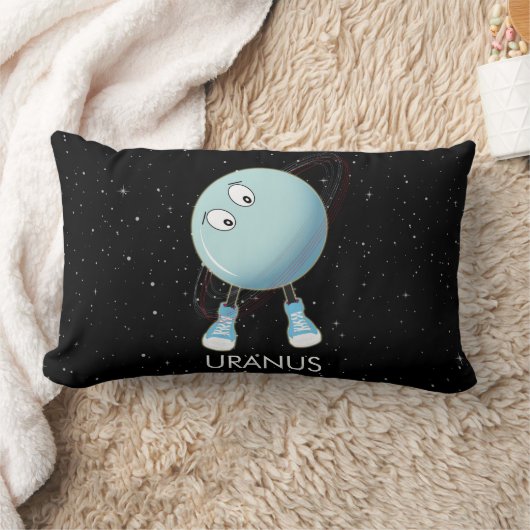 Planet Uranus en sterren Kussen (Deken)