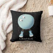 Planet Uranus en sterren Kussen (Deken)