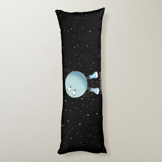 Planet Uranus en sterren Lichaamskussen (Achterkant (Verticaal))