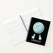 Planet Uranus en sterren Notitieboek (Binnen)