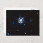 Planet Uranus met Afbeelding van Rings en Moons JW Briefkaart (Voorkant / Achterkant)