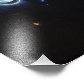 Planet Uranus met Afbeelding van Rings en Moons JW Foto Afdruk (Hoek)