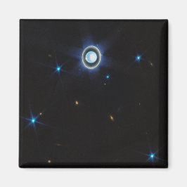 Planet Uranus met Afbeelding van Rings en Moons JW Magneet