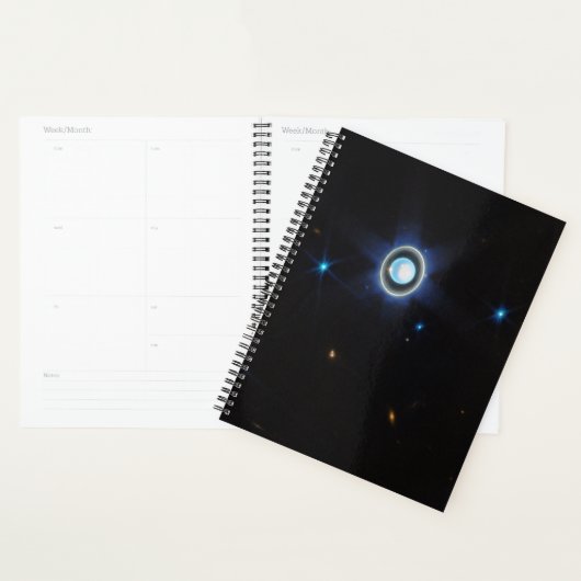 Planet Uranus met Afbeelding van Rings en Moons JW Planner (Display)