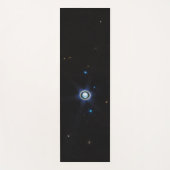 Planet Uranus met Afbeelding van Rings en Moons JW Yogamat (Voorkant)