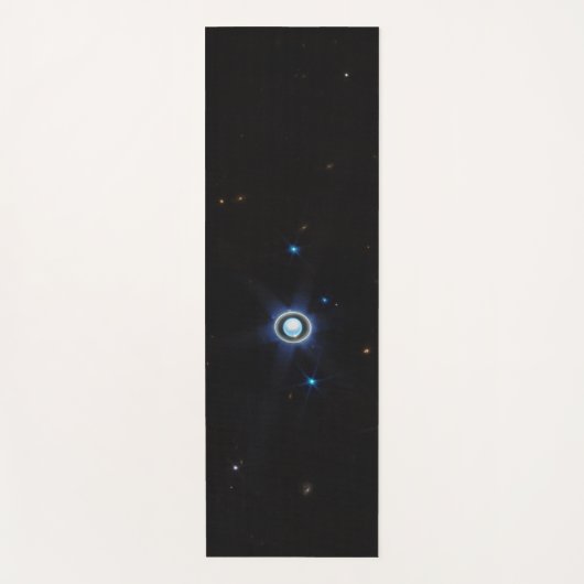 Planet Uranus met Afbeelding van Rings en Moons JW Yogamat (Voorkant)
