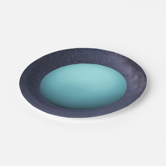 Planet Uranus Paper Bord (Gekanteld)