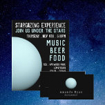 Planet Uranus, Planetarium Event Adverteren Flyer<br><div class="desc">Planet Uranus,  Planetarium Event Adverteren brochures door de Visitekaartje.</div>