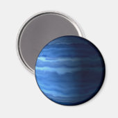 PLANET URANUS v.2 (zonnestelsel) ~ Magneet (Voorkant / Achterkant)