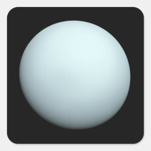 Planet Uranus Vierkante Sticker