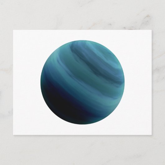 PLANET URANUS (zonnestelsel) ~~ Briefkaart (Voorkant)
