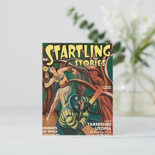 Planet van de Bad Trees Briefkaart (Staand voorkant)