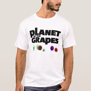 Planet van de druiven t-shirt